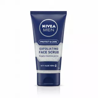 Nivea Men Exfoliating Face Scrub tube front view