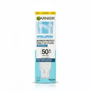 Garnier Hyaluron Barrier Protect Daily UV Fluid SPF 50+ packaging front