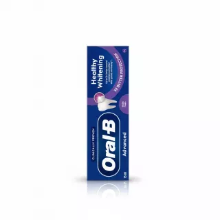 Box of Oral-B Advanced Healthy Whitening Toothpaste Arctic Fresh