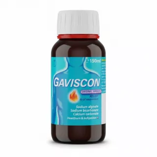 Gaviscon Original Aniseed 150ml bottle front