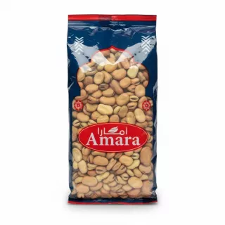 pack of dried fava beans from Amara brand showing front packaging
