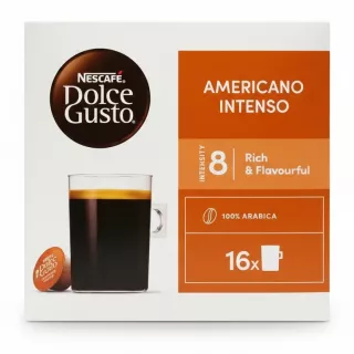 Nescafé Dolce Gusto Americano Intenso coffee pod box front