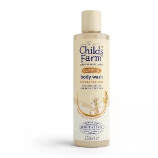 Childs Farm Oat Derma body wash bottle front view