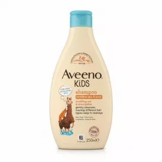Aveeno Kids Sensitive Skin Shampoo 250ml front bottle