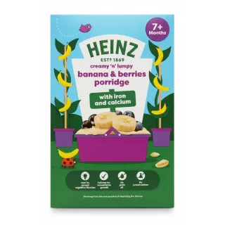 Heinz Banana & Berries Porridge box front view
