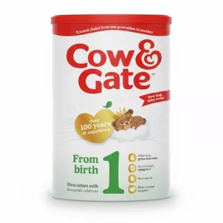 Cow & Gate First Infant Milk container front view