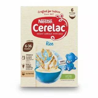 Nestlé Cerelac Rice Infant Cereal front packaging