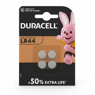 Duracell LR44 battery pack with 4 button cells