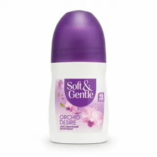 Soft & Gentle Orchid Desire Anti-Perspirant Deodorant front view with purple cap