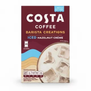 Costa Coffee Barista Creations Iced Hazelnut Crème front packaging
