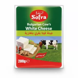 Packaged block of Sofra Bulgarian Cow's White Cheese