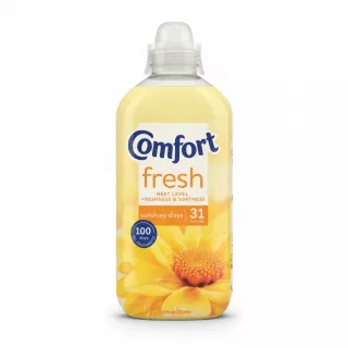 Bottle of Comfort Fresh Fabric Conditioner Sunnshiny Days front
