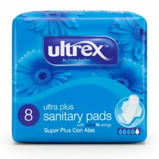 Ultrex Ultra Plus Sanitary Pads pack front view