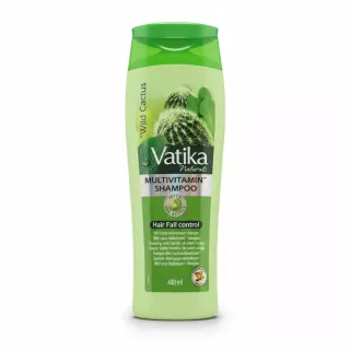 Vatika Naturals Wild Cactus Multivitamin Shampoo bottle front view