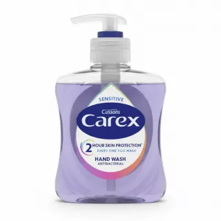 Cussons Carex Sensitive Antibacterial Hand Wash front view