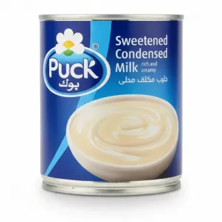 Can of Puck Sweetened Condensed Milk front view