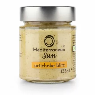 Jar of Mediterranean Sun Artichoke Blitz spread
