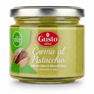 Jar of Gusto Etna Crema al Pistacchio pistachio cream