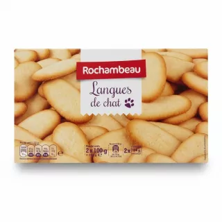 Rochambeau Langues de Chat biscuits box front