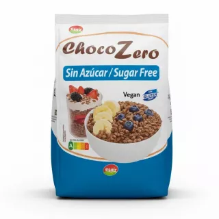 Packet of Esgir ChocoZero sugar free chocolate cereal