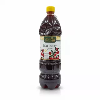 Bottle of Donya Barberry Juice front view with label