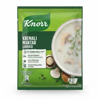 Knorr creamy mushroom soup mix packet front view