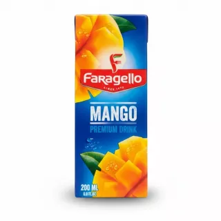 Faragello Mango Premium Drink 200ml carton front