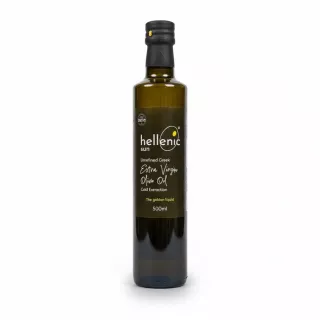 Hellenic Sun Greek extra virgin olive oil bottle front view