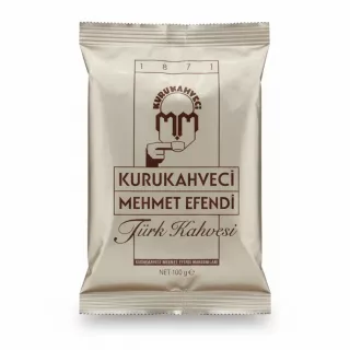 Kurukahveci Mehmet Efendi Turkish Coffee 100g front packaging