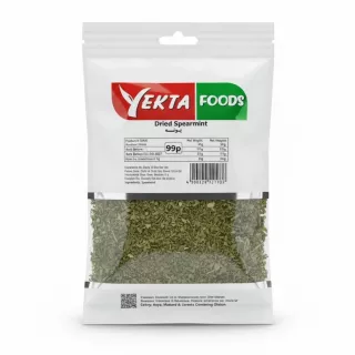 pack of Yekta Foods dried spearmint herb showing front label