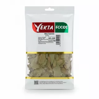 Yekta Foods pack of dried bay leaves front view
