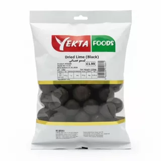 Yekta Foods package of dried black limes front view