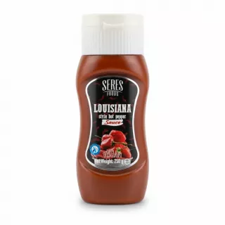 Seres Foods Louisiana style hot pepper sauce front view