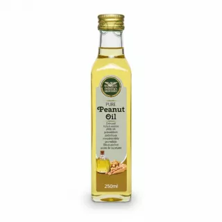 Heera Pure Peanut Oil 250ml bottle front view