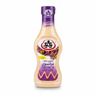 Bottle of 1&1 French Cold Sauce with purple label