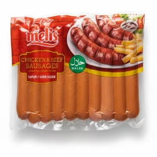 Melis pack of chicken and beef sausages