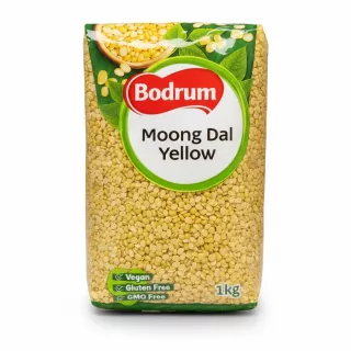 Bodrum Yellow Moong Dal 1kg pack front view