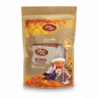 Sahar Khiz Saffron Diabetic Tea pack front