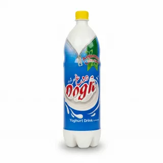 Anjoman Yoghurt Drink carbonated 1.5 litre bottle front view on a white background
