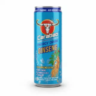 Carabao Energy Drink Ginseng 250ml can front view