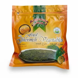 Anjoman Fried Ghormeh Vegetables resealable pack 400g front