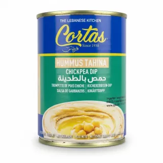 Cortas Hummus Tahina Chickpea Dip canned product front