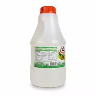 Back label of white distilled vinegar bottle showing ingredients and usage