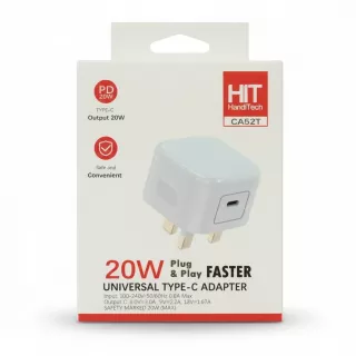 HandiTech 20W Universal Type-C Adapter packaging front