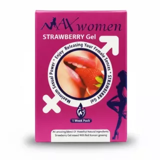 AxWomen Strawberry Gel box front view