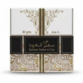 Bukhoor Safeer al Oud incense 40g box front