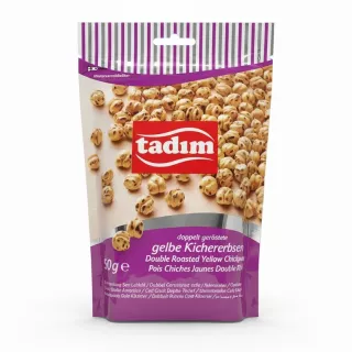 Tadım branded pouch of double roasted yellow chickpeas