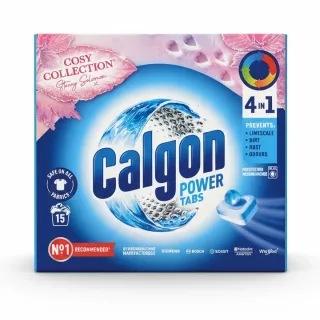 Calgon Power Tabs packaging front showing brand and product info