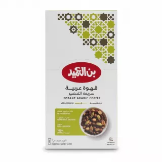 Alameed Instant Arabic Coffee Medium Blend packaging front