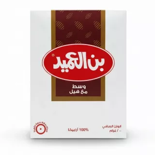 Alameed Coffee Medium with Cardamom front packaging